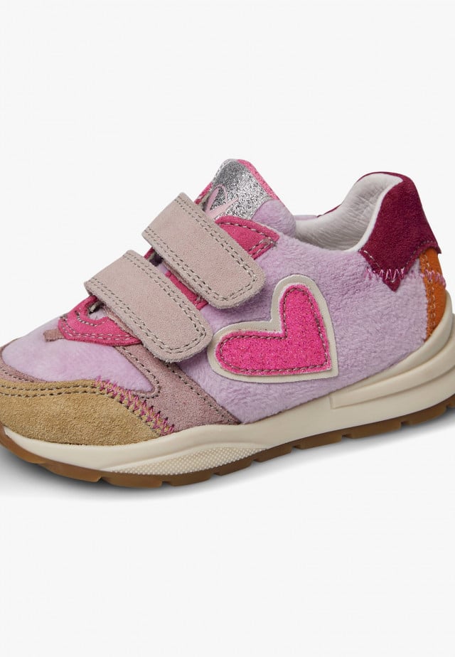 NATURINO QUELLY VL.Sneakers aus Veloursleder, Lila