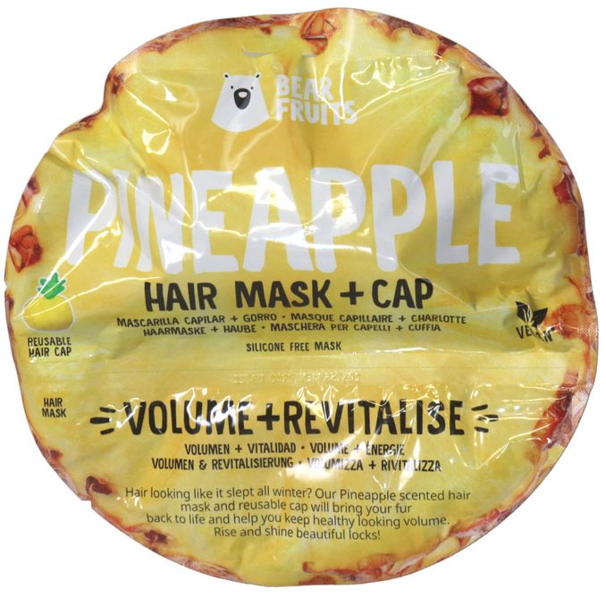 Haarmaske Ananas inkl. Cap, 20ml von Bear Fruits