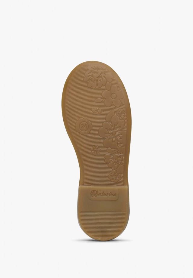 NATURINO DARLINGBallerinas aus Metallic-Leder, Platin