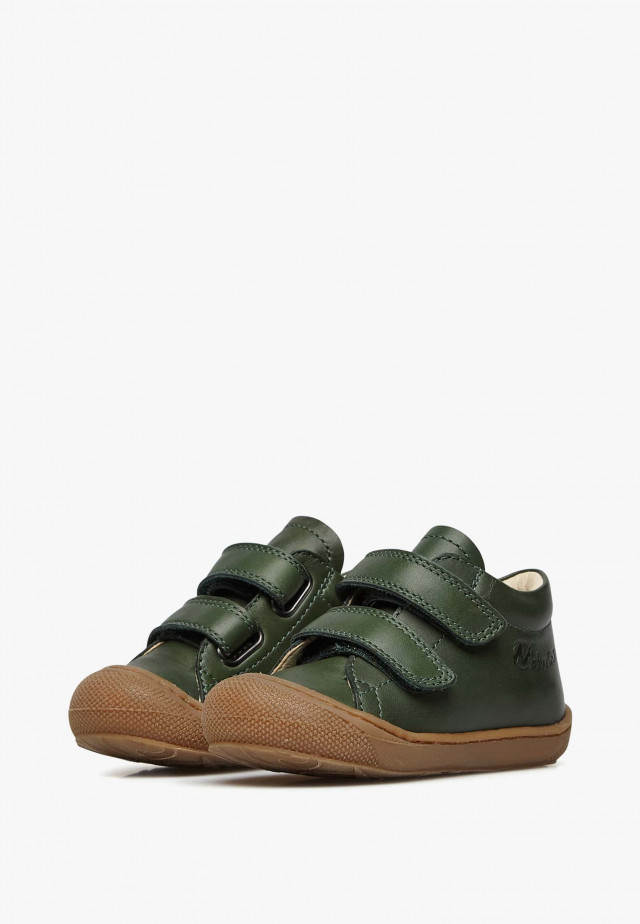 NATURINO COCOON VLLauflernschuhe aus Nappaleder, Dunkelgrün
