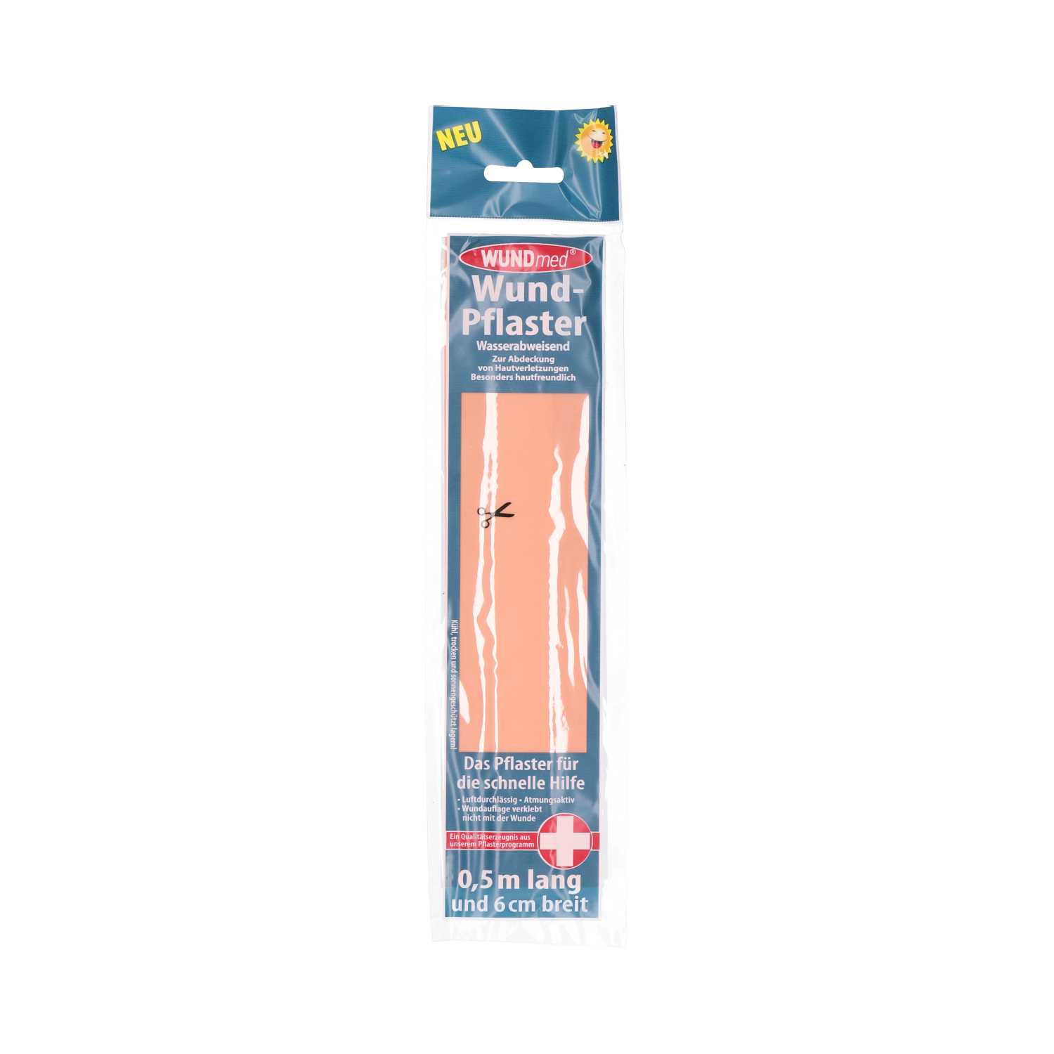 WUNDmed® Wundpflaster wasserfest 0,5 m x 6 cm