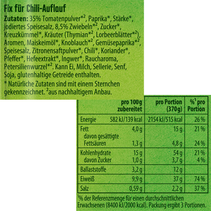 Knorr Fix Chili Auflauf, 33g von Knorr