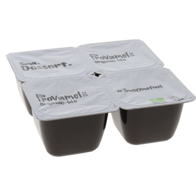 BIO Soja Schoko Dessert, 4er Pack, 4x125g von PROVAMEL