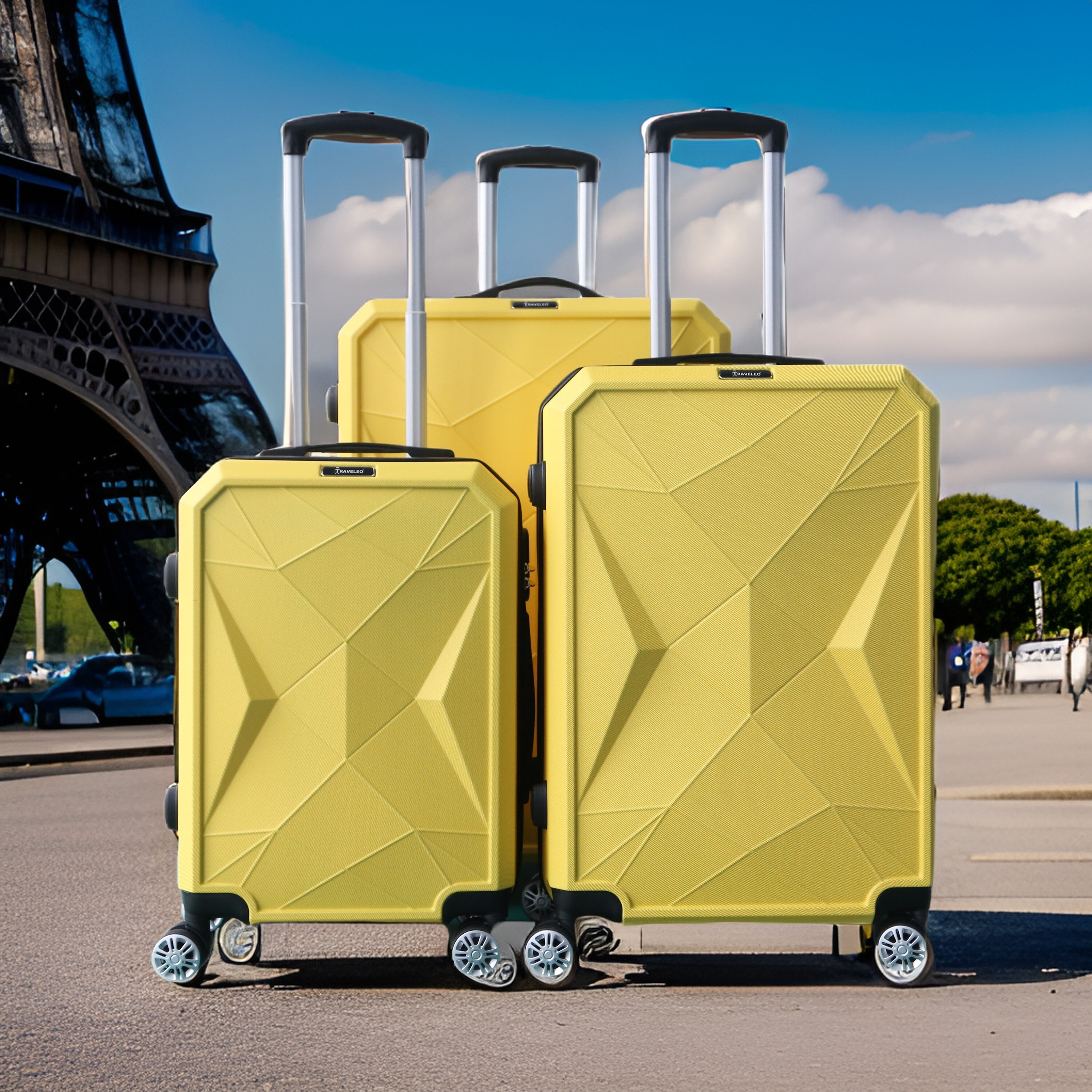 Reisekoffer ABS-03 Koffer 3-teilig Hartschale Trolley Set