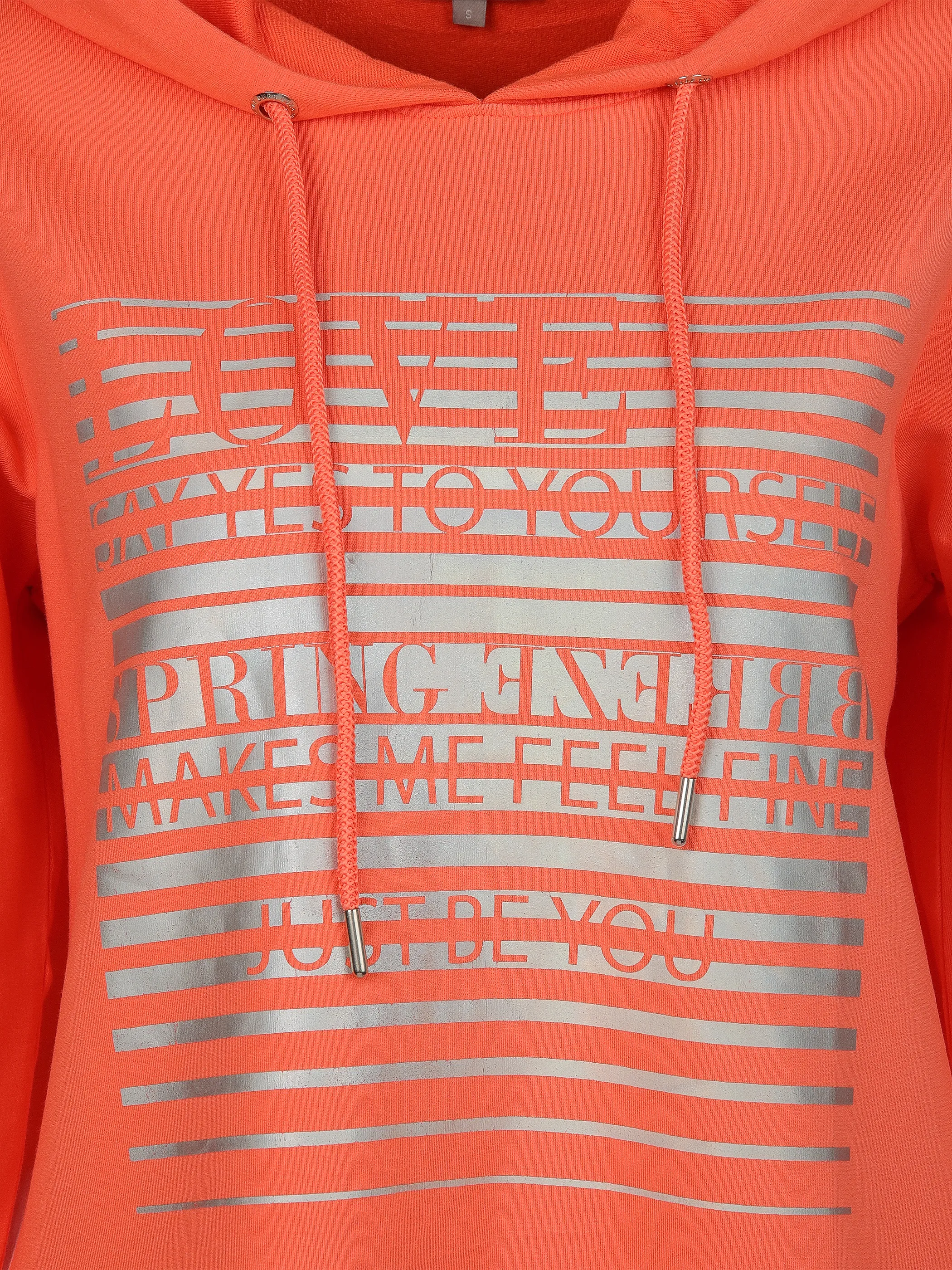 Damen Sweatshirt mit Glitzer-Optik