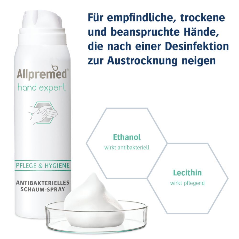 Allpremed® hand expert Pflege & Hygiene Schaum -Spray