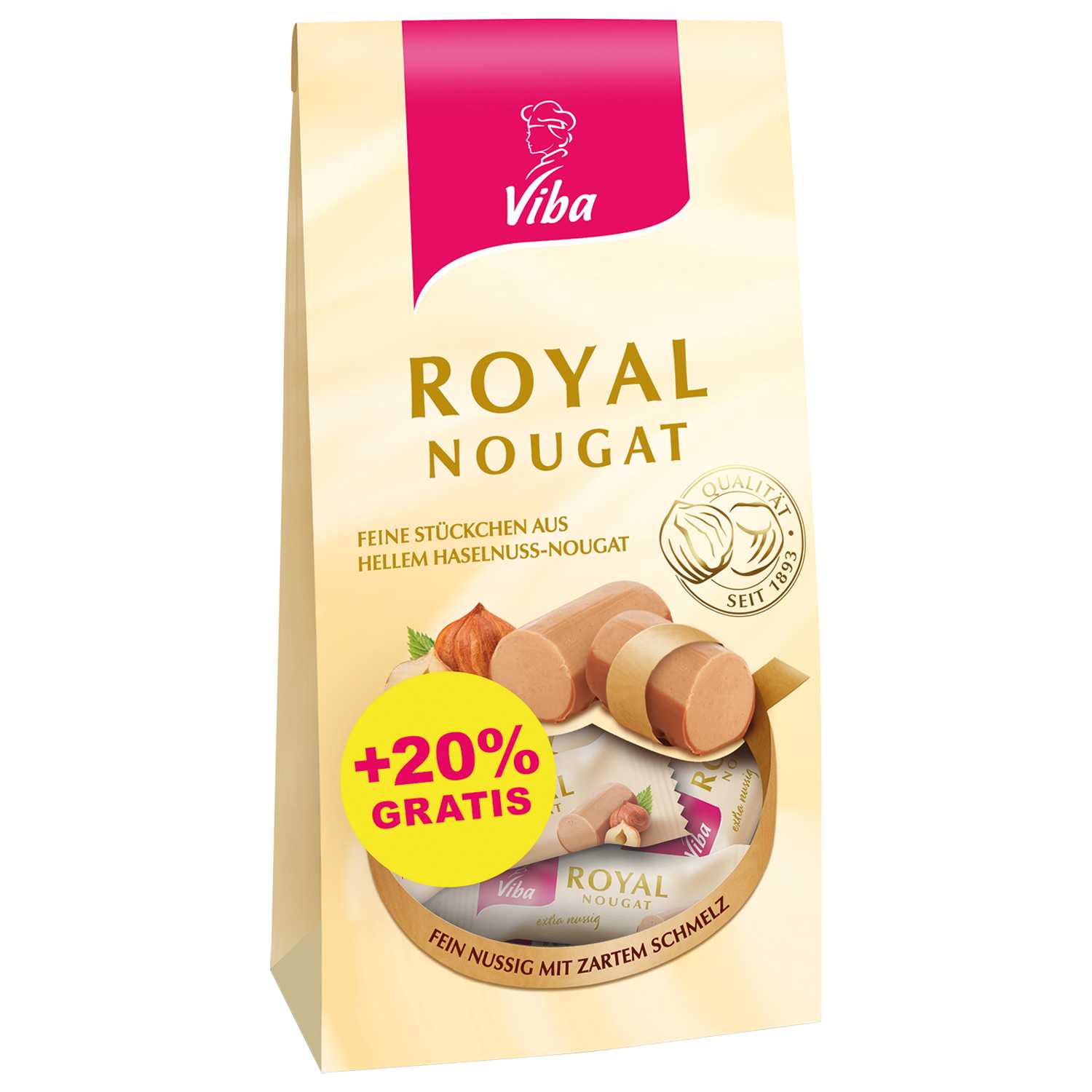 Viba Minis Nougat Royal 100g+20% Gratis