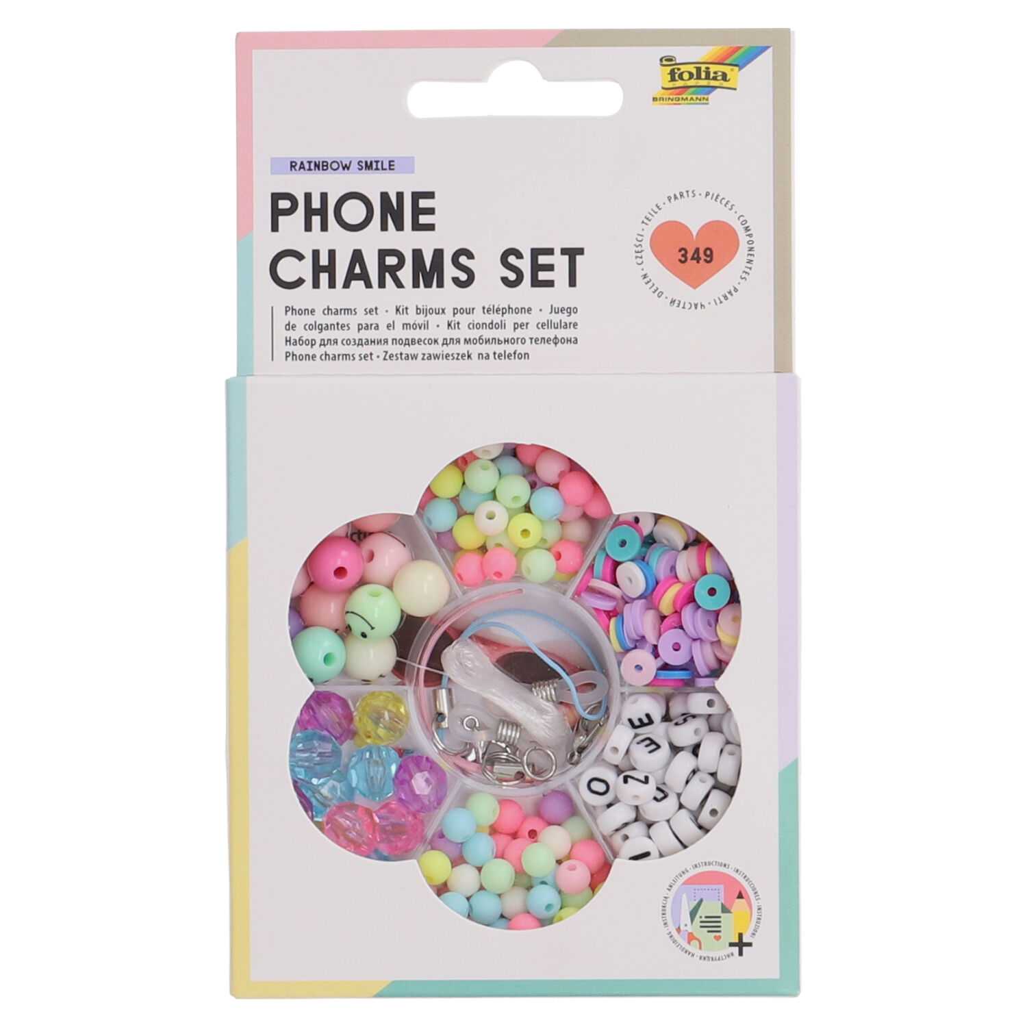 Perlen-Set 349tlg. Phone Charms