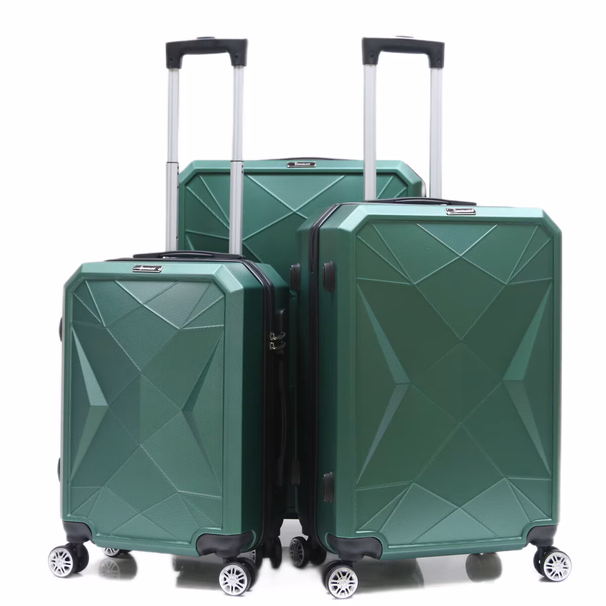 Reisekoffer ABS-03 Koffer 3-teilig Hartschale Trolley Set Kofferset Ha