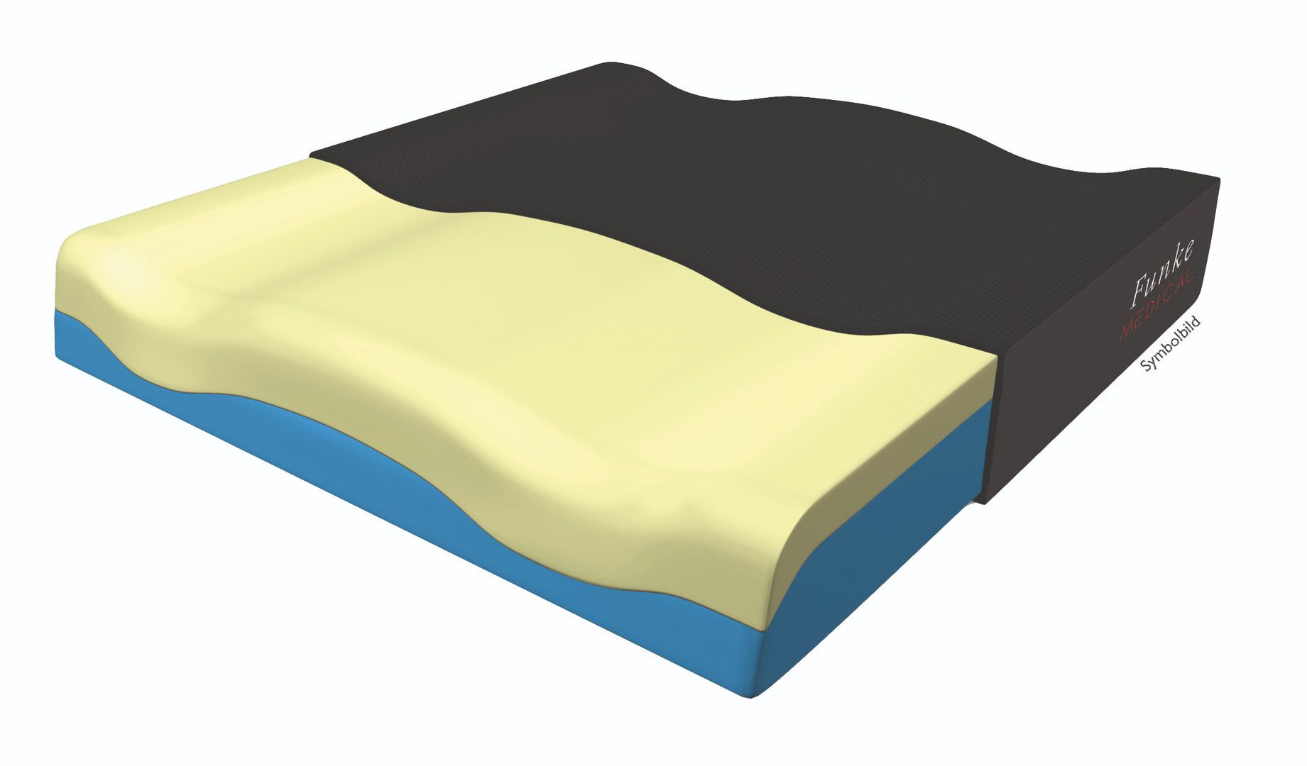 Funke Medical XSEAT Dekubitustherapie-Sitzkissen 48 x 42 x 8 cm