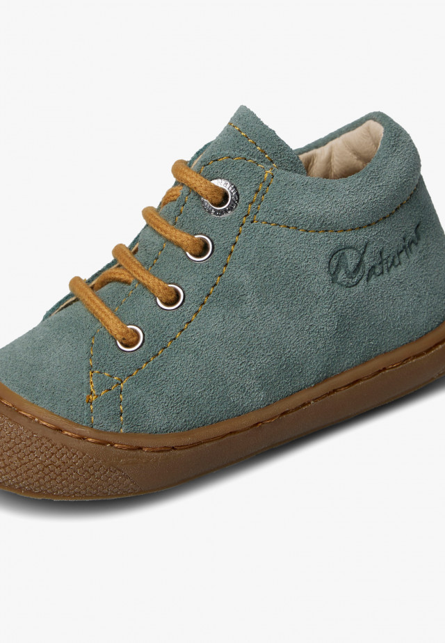 NATURINO COCOONLauflernschuhe aus Veloursleder, Salbei