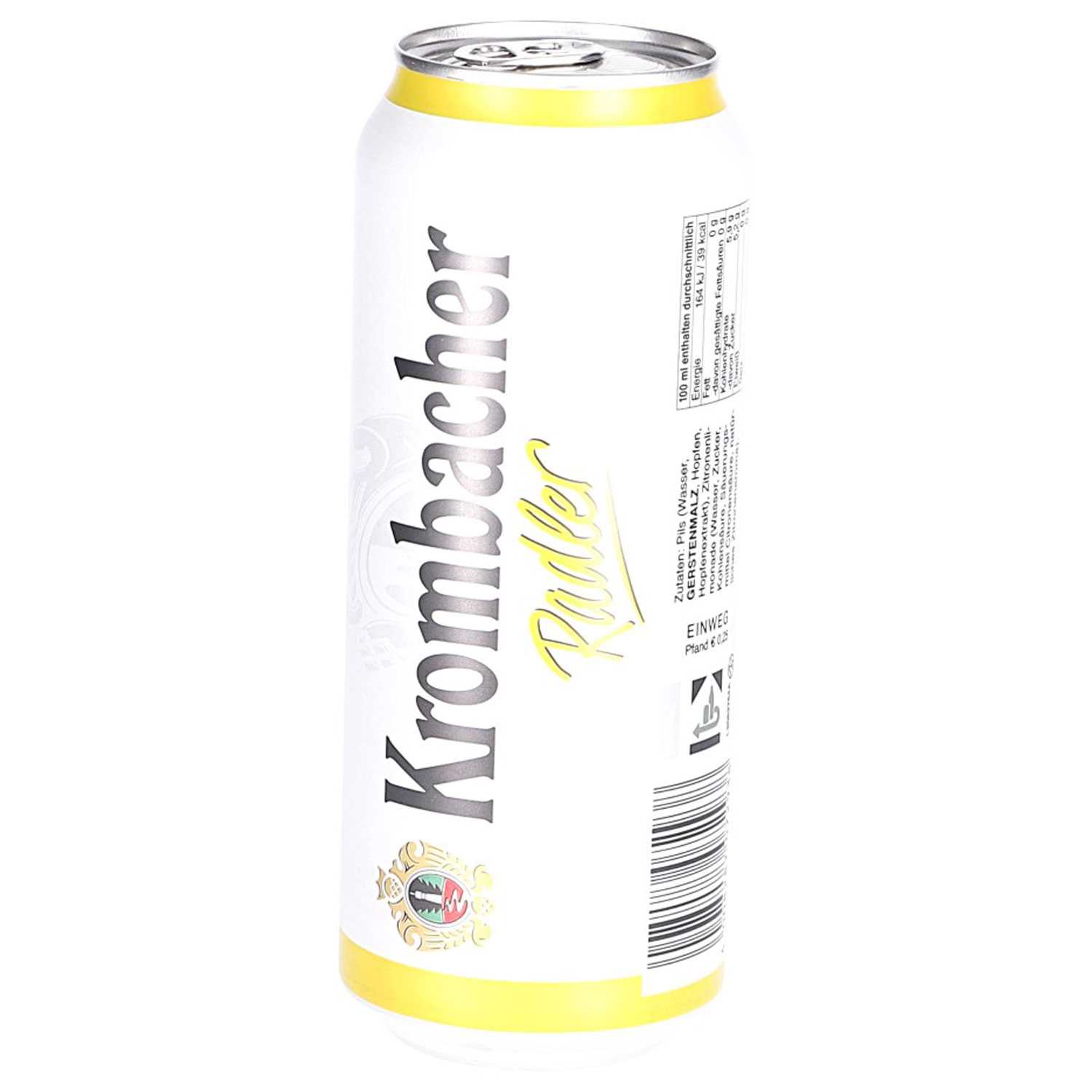Krombacher Radler 0,5 Liter Einweg