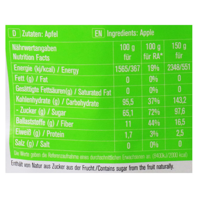 Apfel Fruchtchips (Big Pack), 150g von Pol's Freeze Fresh