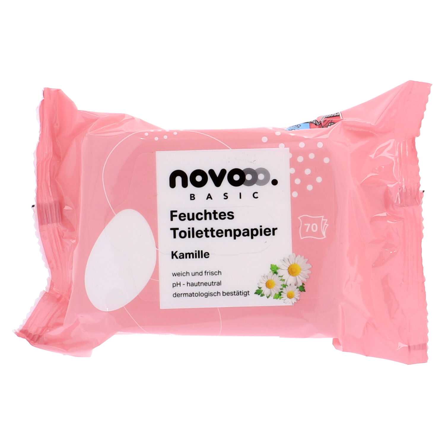 novooo Feuchtes Toilettenpapier Kamille 70 Blatt
