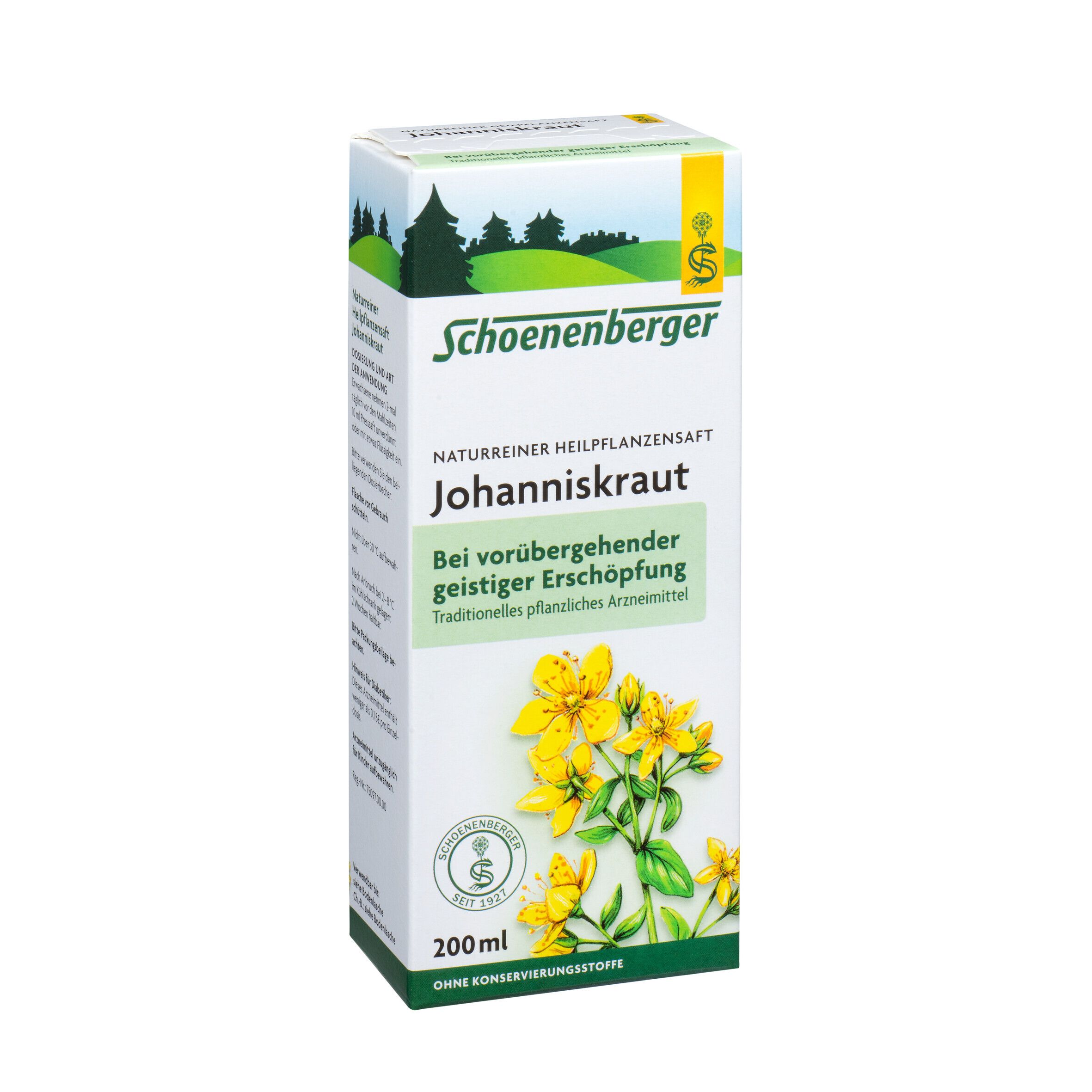 Schoenenberger® naturreiner Heilpflanzensaft Johanniskraut