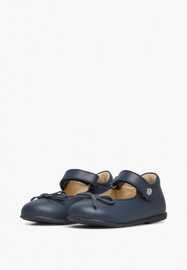 NATURINO BALLETBallerinas mit Schleife, Blau