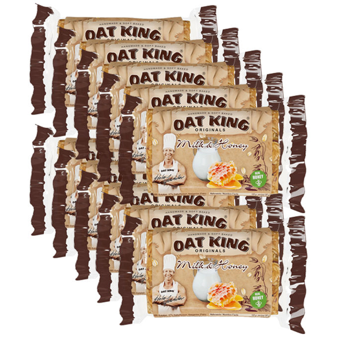 Oat King Milk & Honey, 10er Pack, 10x 95g von Oat King