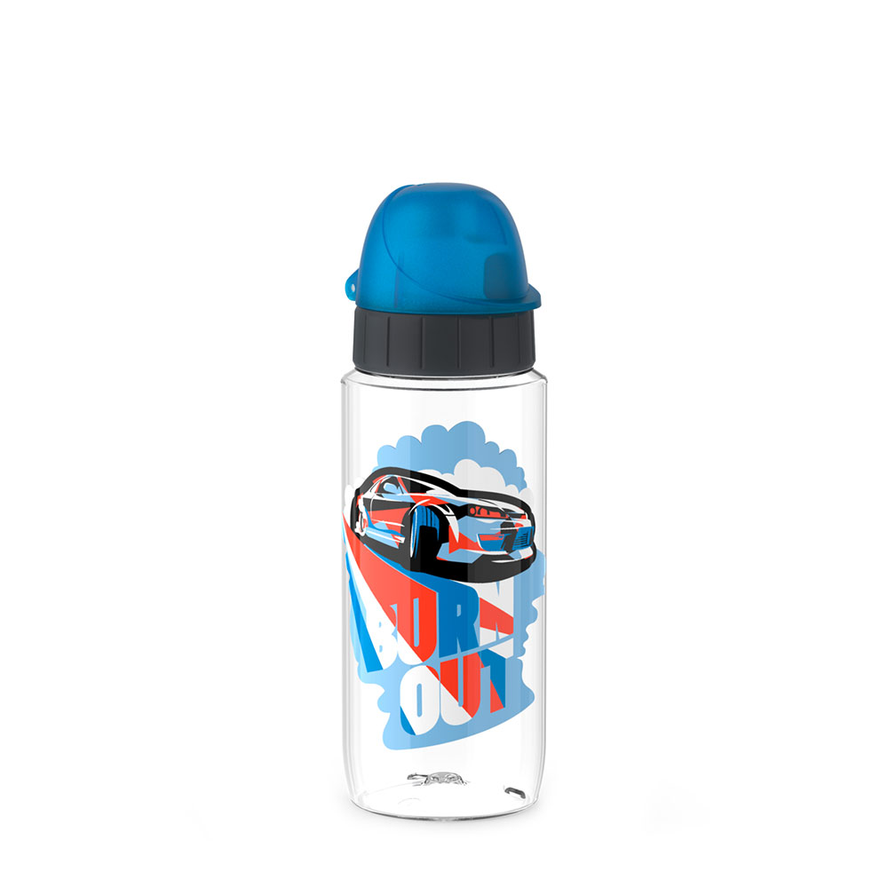 Kindertrinkflasche TRITAN 0,5 L, Motiv: Burn out