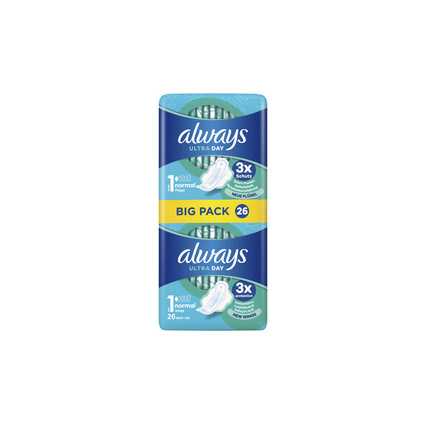 always ultra Damenbinde Normal mit Flügeln 26er
