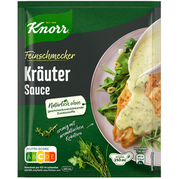 Knorr Feinschmecker Kräuter Sauce, 35g von Knorr