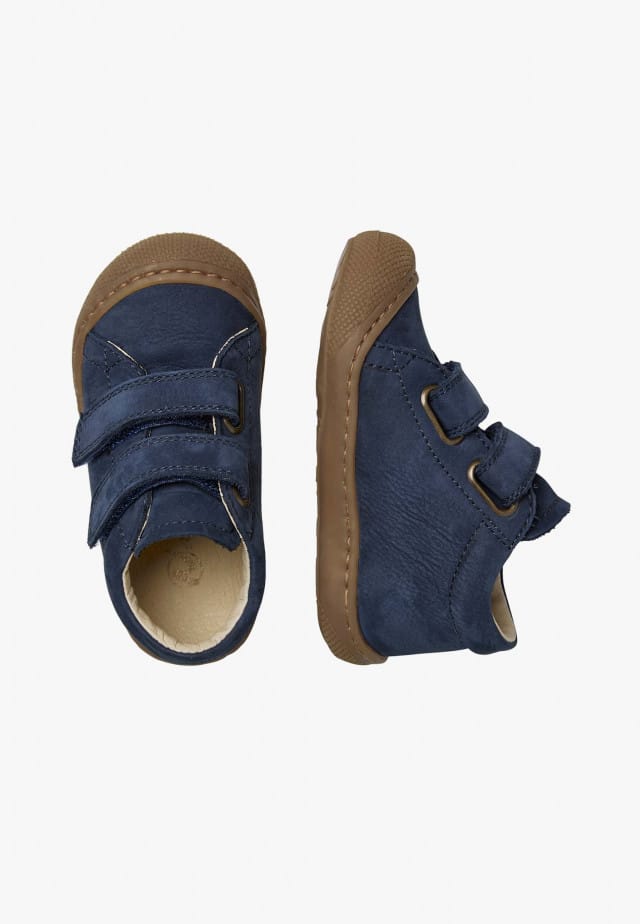 NATURINO COCOON VLLauflernschuhe aus Veloursleder, Marineblau