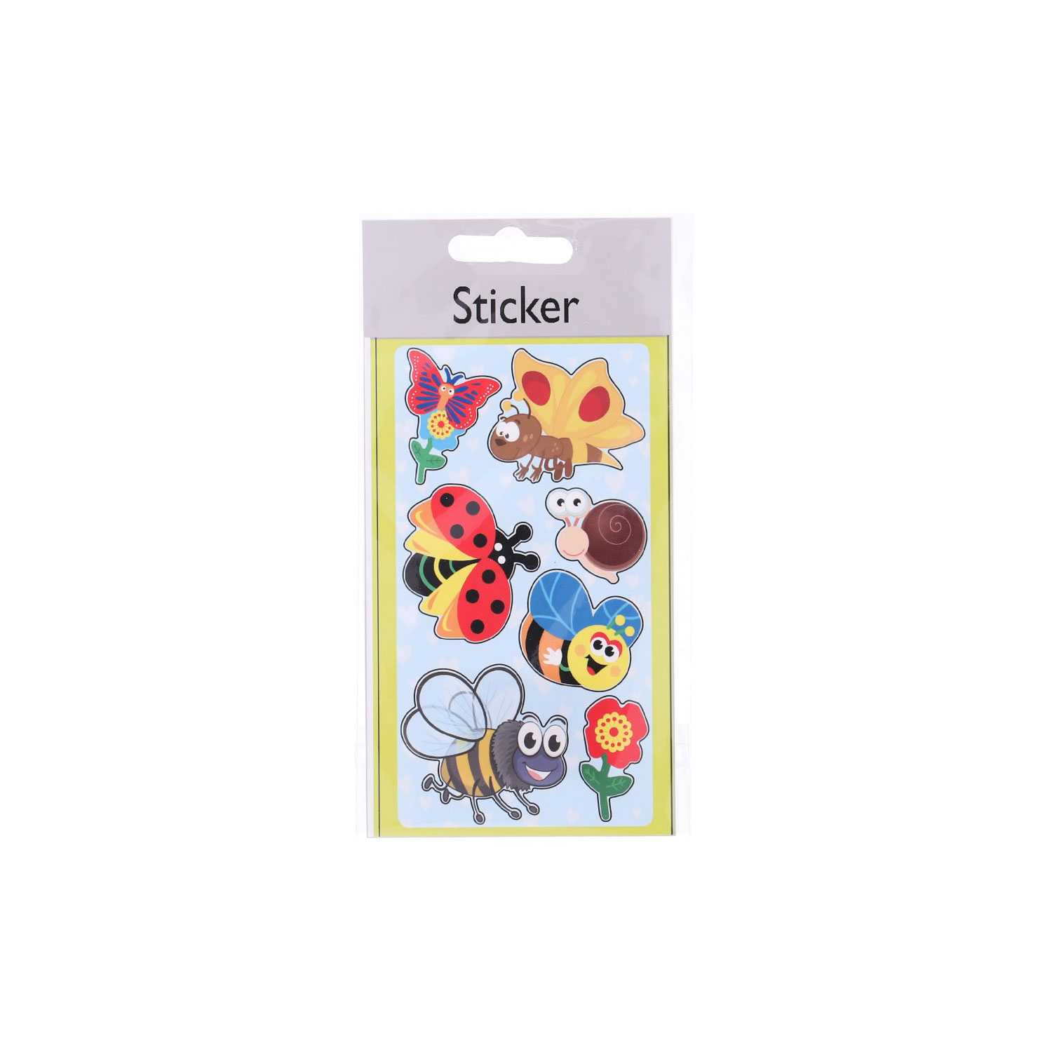 3D-Sticker Tiere beglimmert 6fach
