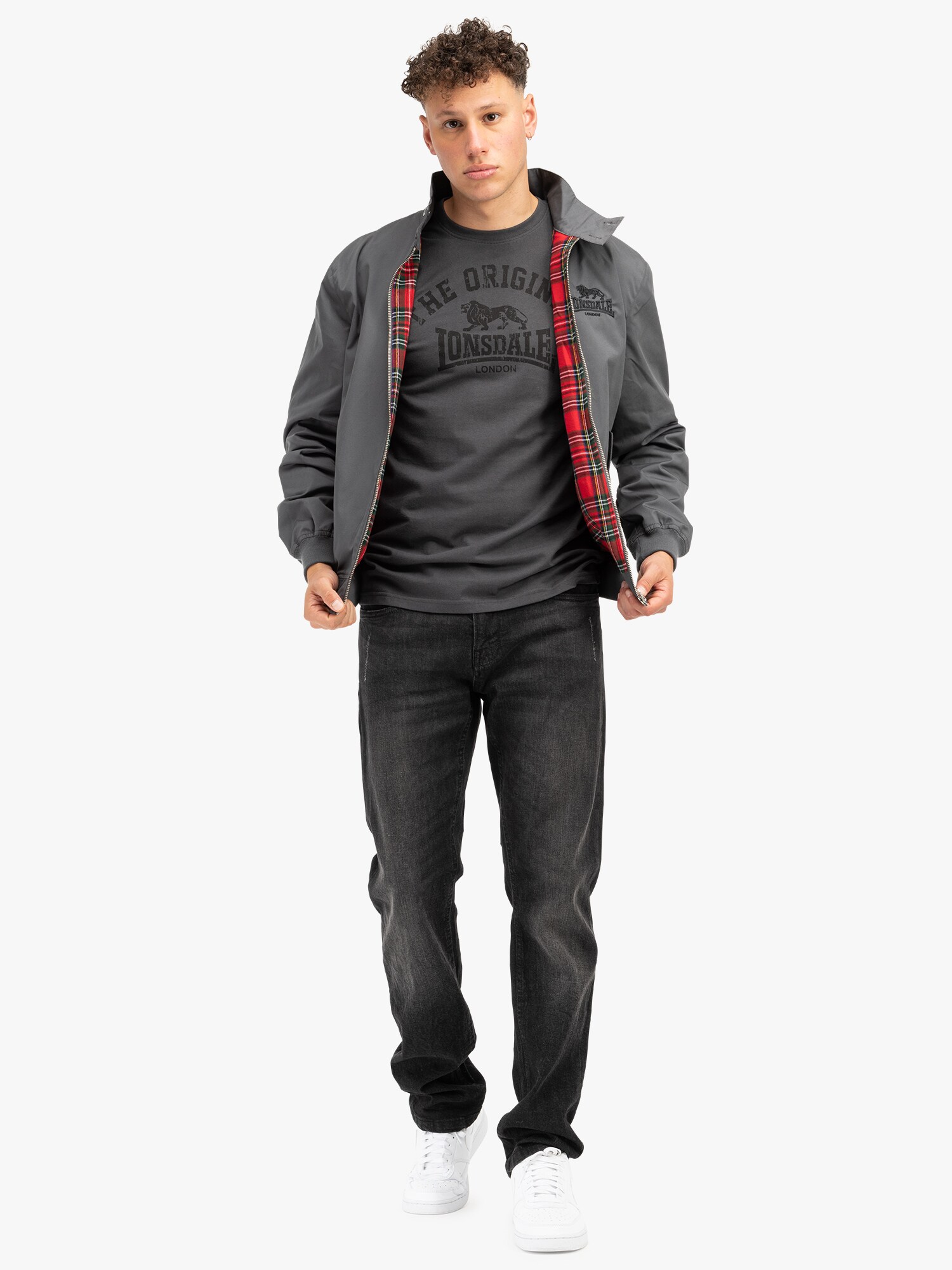 Lonsdale Herren Jacke schmale Passform ACTON