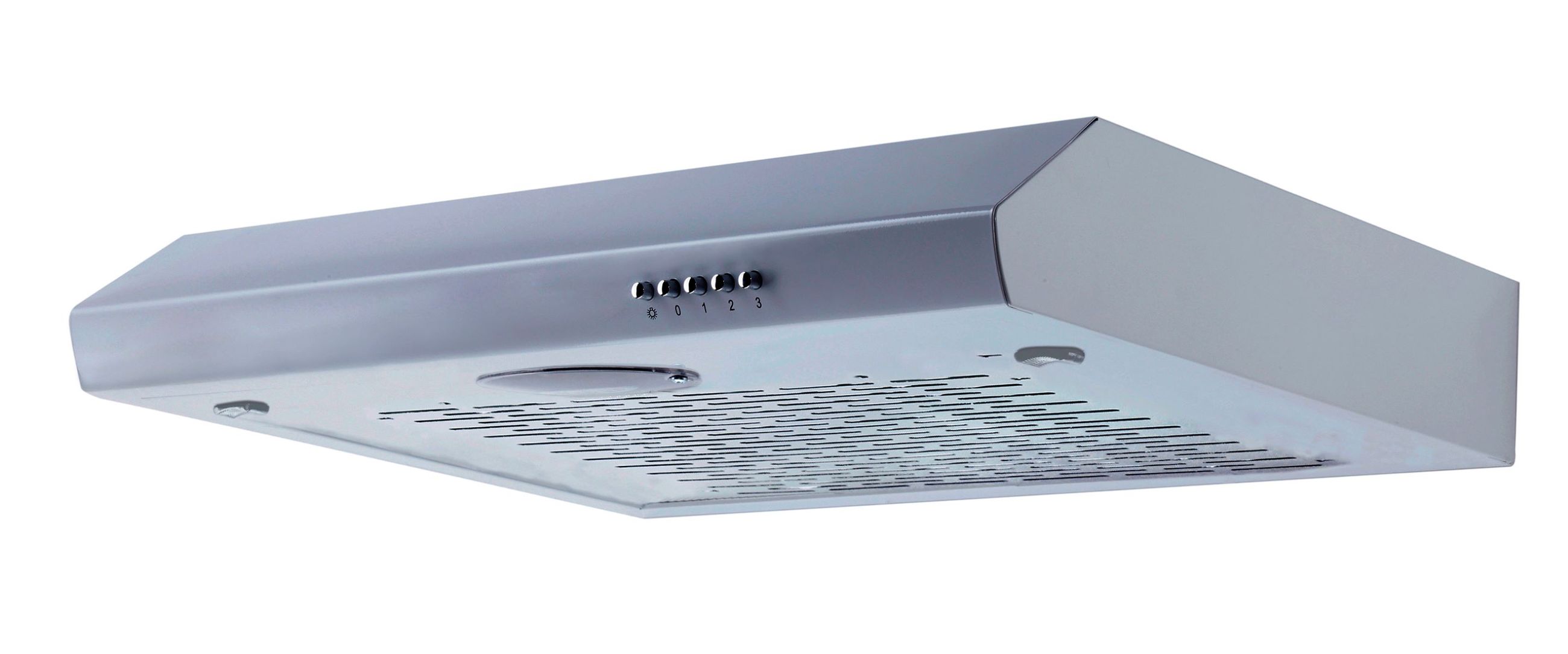 PKM UBH5000X Dunstabzugshaube 60cm silbergrau Umluft Abluft Unterbau mit LED