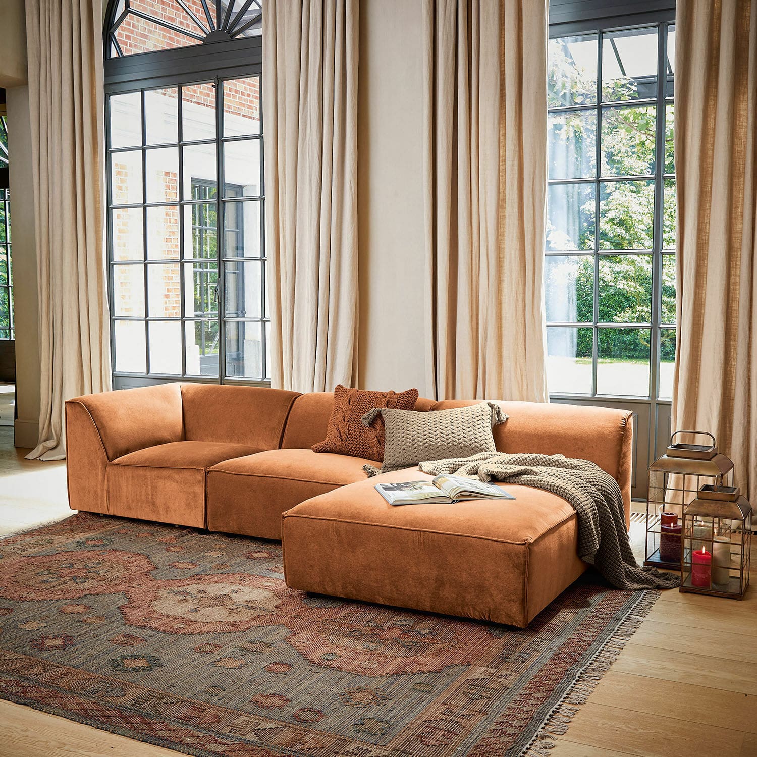Sofa McLean orange