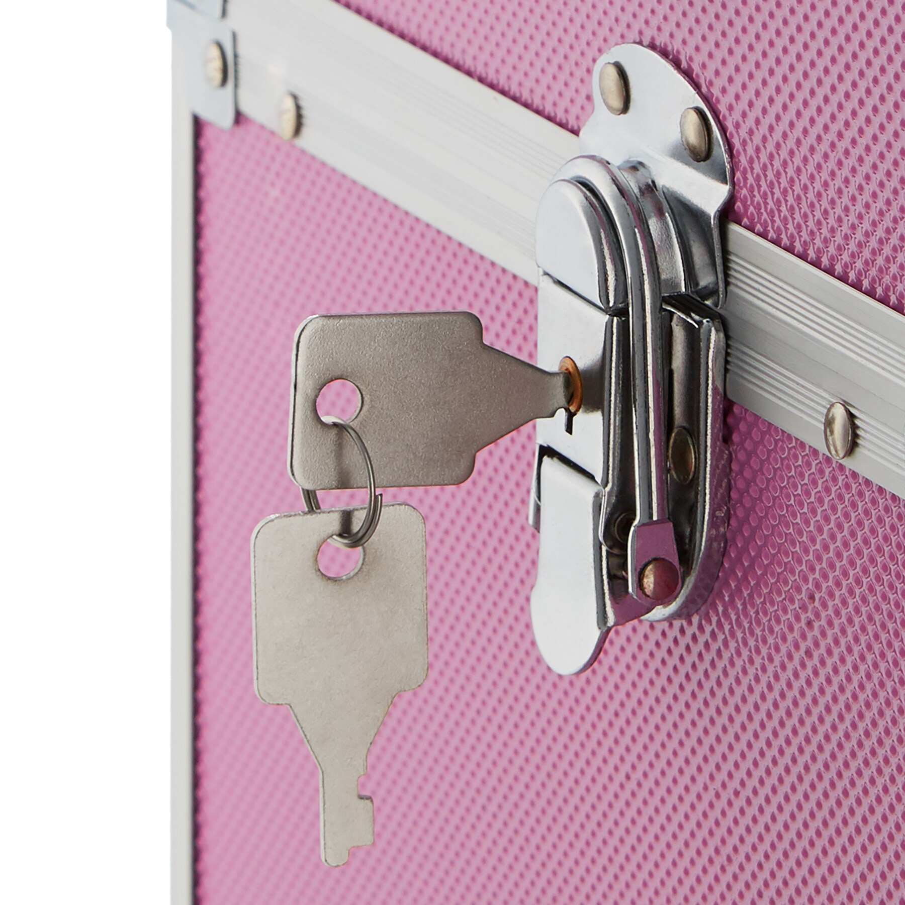 tectake® Kosmetikkoffer, 4 in 1 mit Innenverkleidung aus Samt, abgerundete Ecken mit Schutz-Beschlägen, 37 x 34 x 100 cm