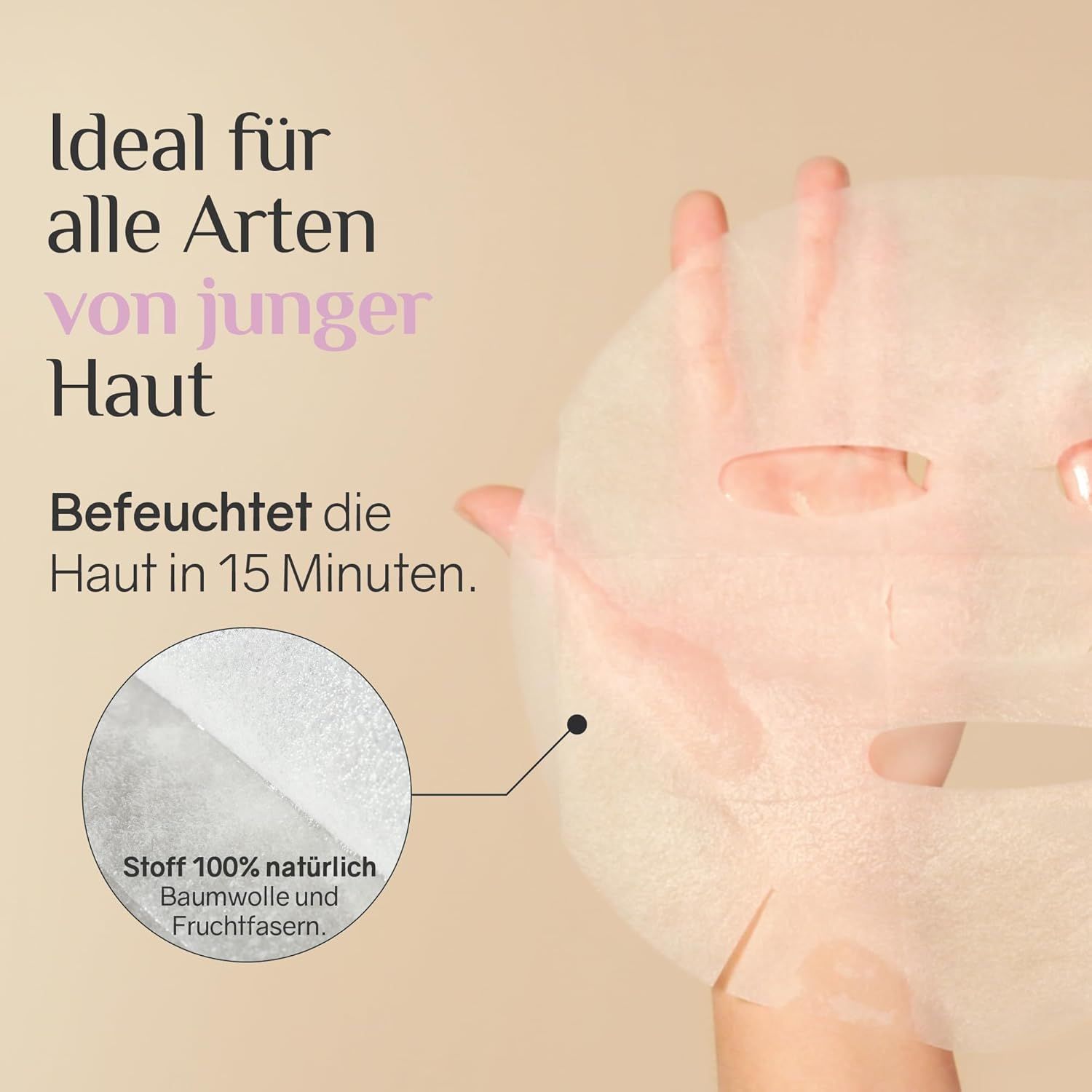Ardaraz Anti Falten und Feuchtigkeits Gesichtsmasken mit Bakuchiol