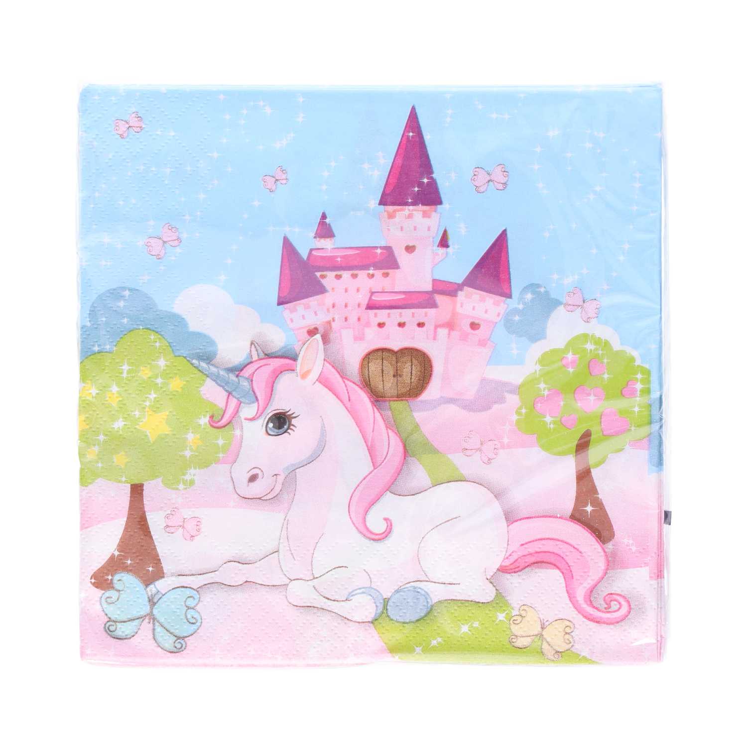 Servietten 20er 33x33cm Einhorn