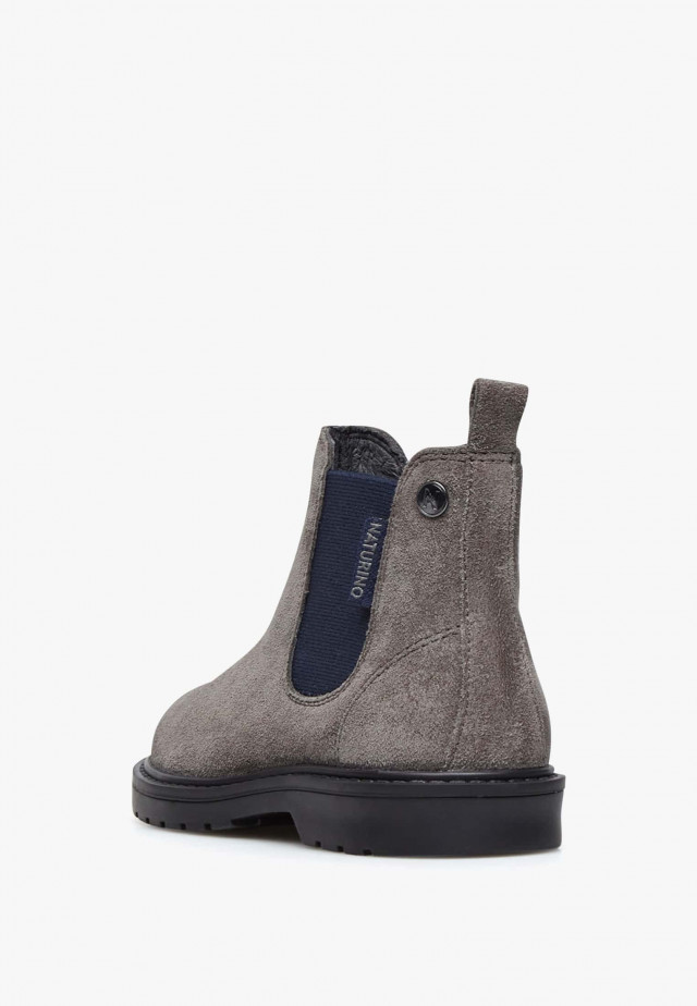 NATURINO PICCADILLYChelsea-Boots aus Veloursleder, Grau