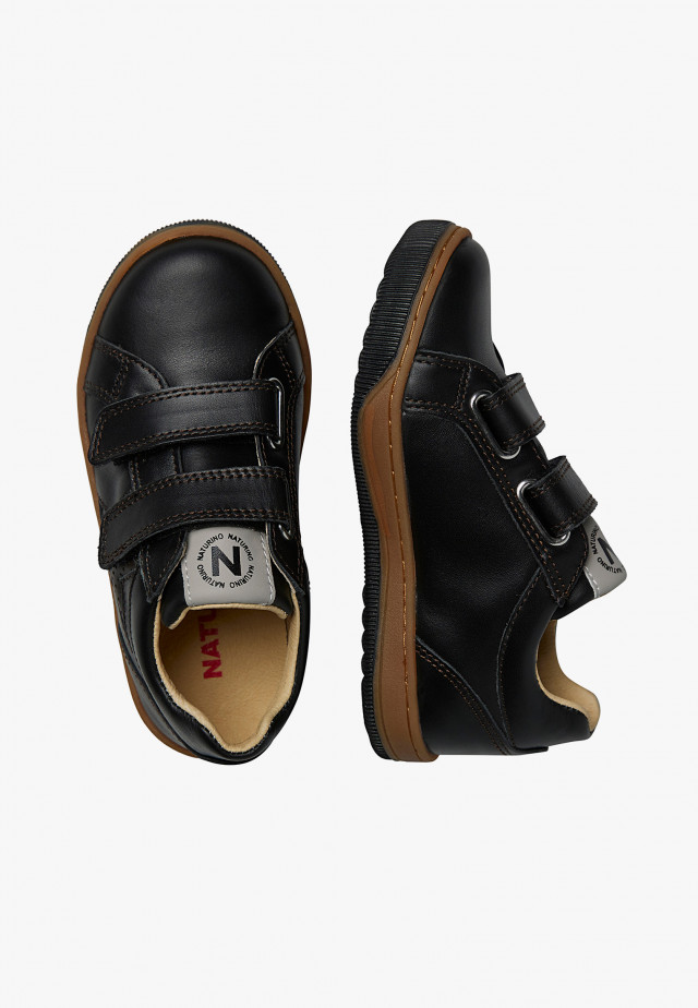 NATURINO MINDS VL.Sneakers aus Leder, Schwarz