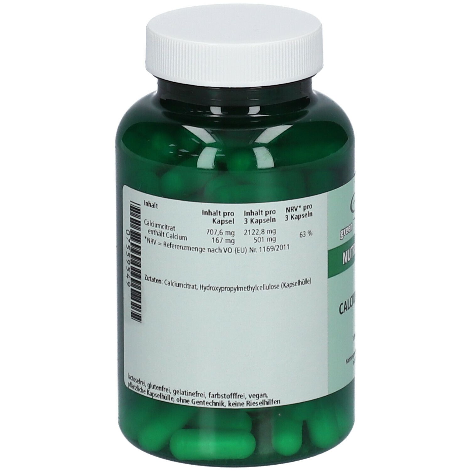 green line NUTRITHEKE Calciumcitrat