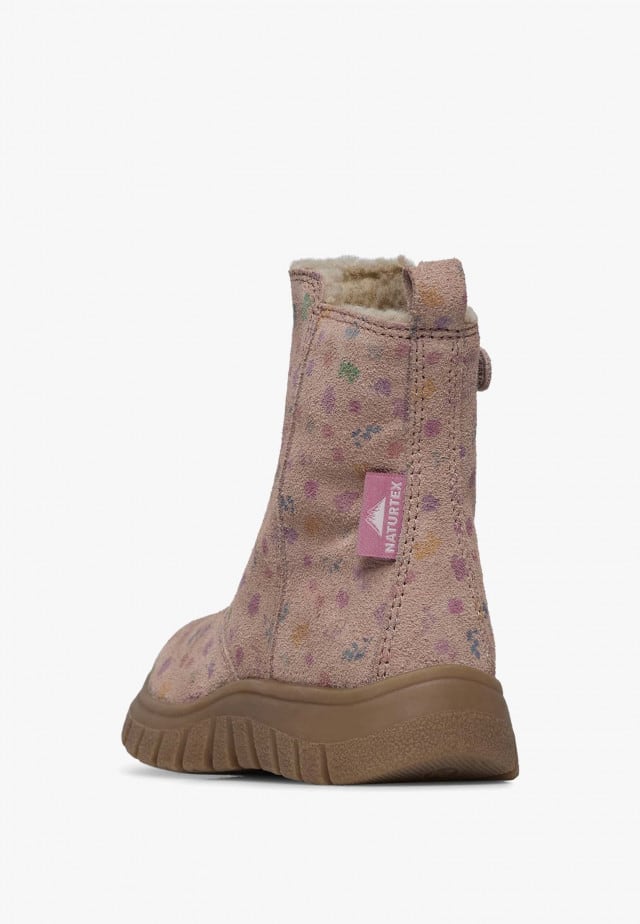 NATURINO PUKAK ZIP WP.Stiefel aus Leder, Rosa