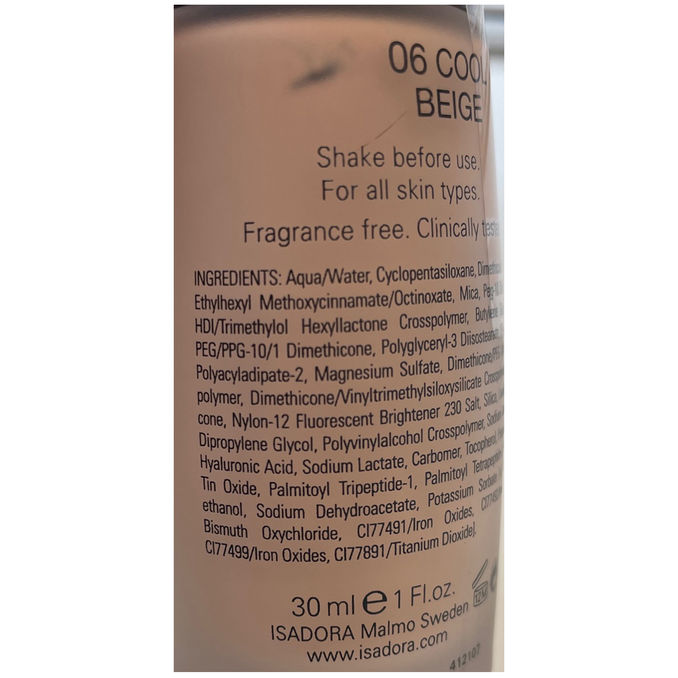 Wake Up Make-Up SPF 20 Cool Beige, 30ml von IsaDora