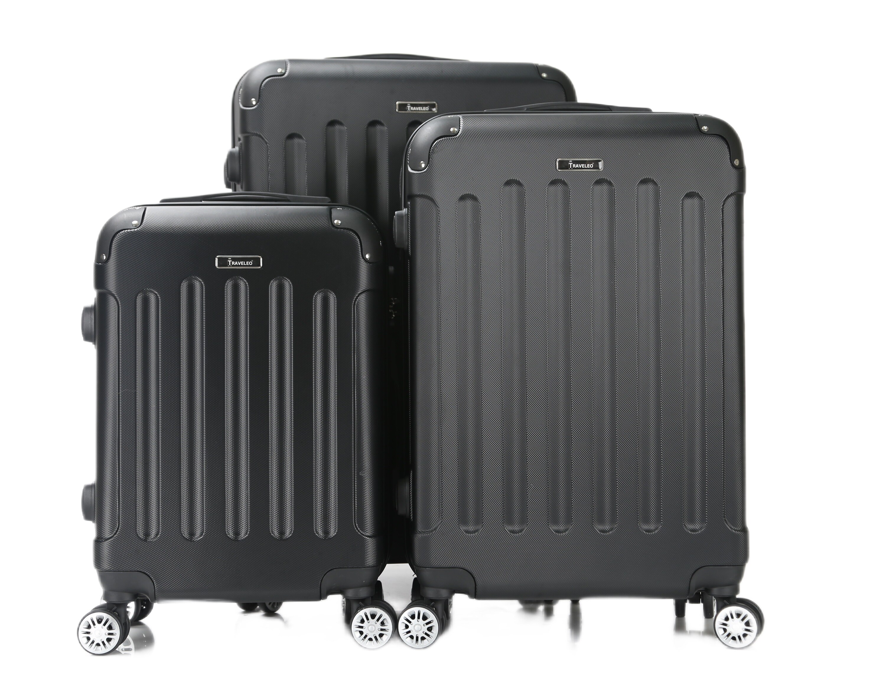 Reisekoffer Koffer 3 tlg Hartschale Trolley Set