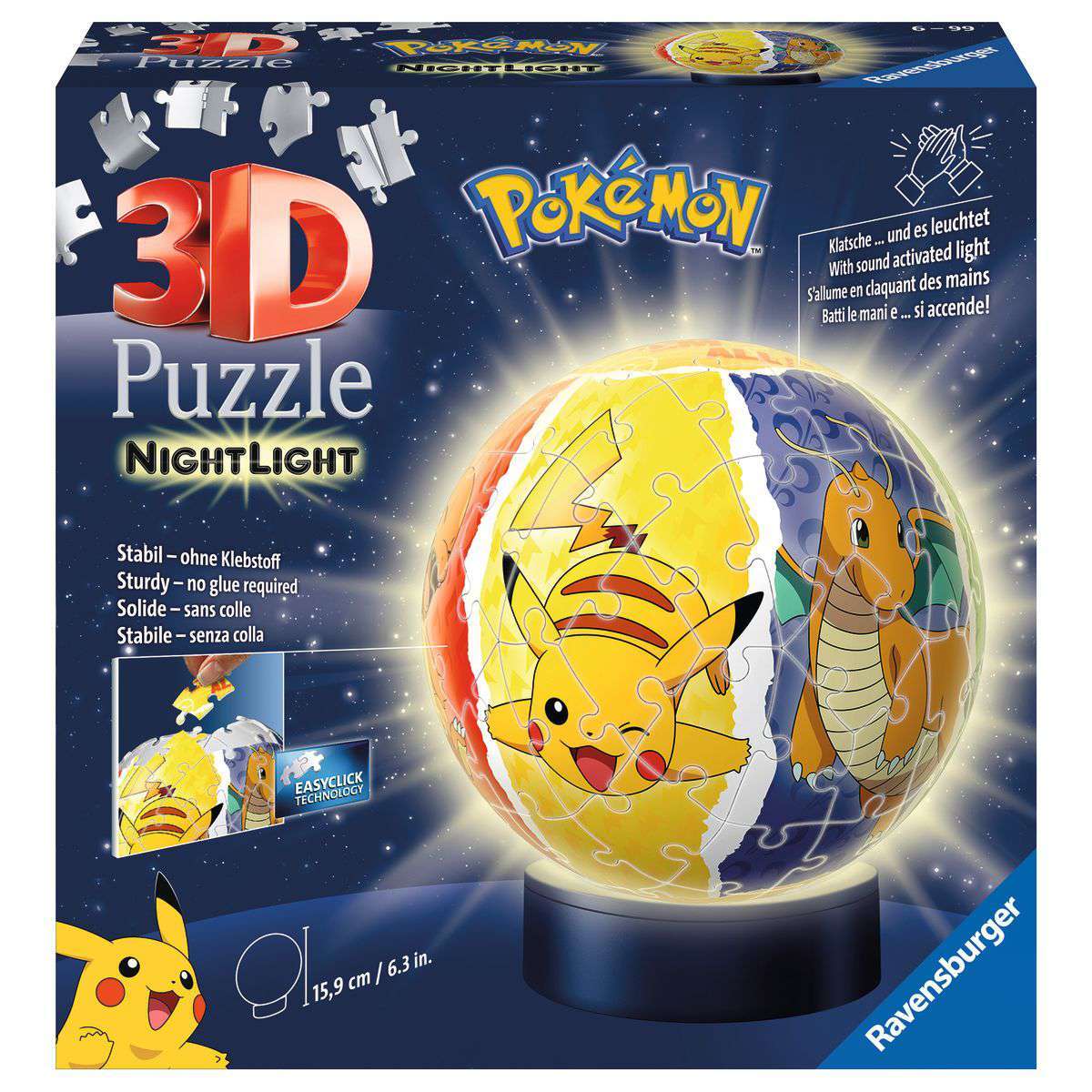 Ravensburger Spiel Nachtlicht Pokémon