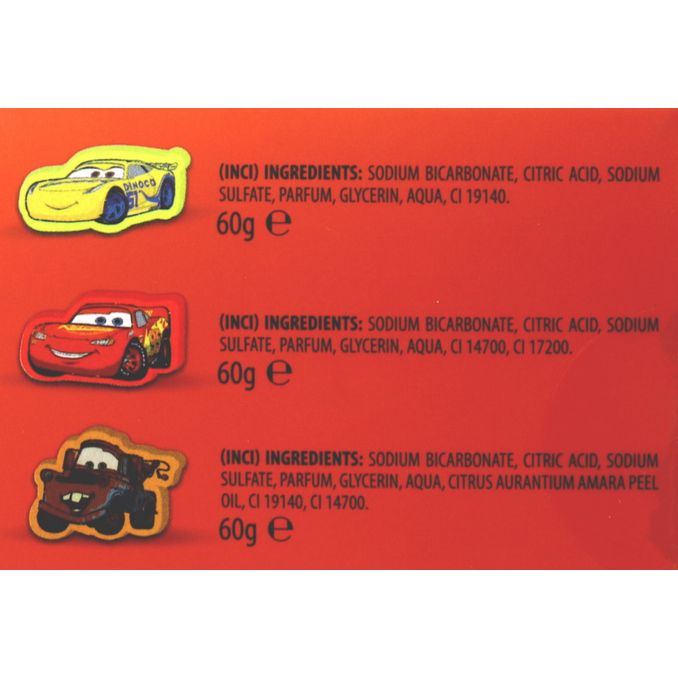 Disney Cars Geschenk-Set Badetabletten, 3 x 60g von Disney