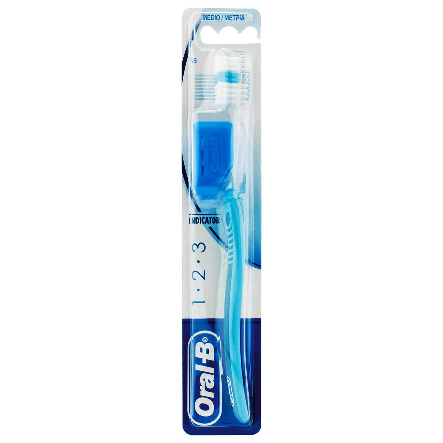 Oral-B 1-2-3 Indikator Zahnbürste medium