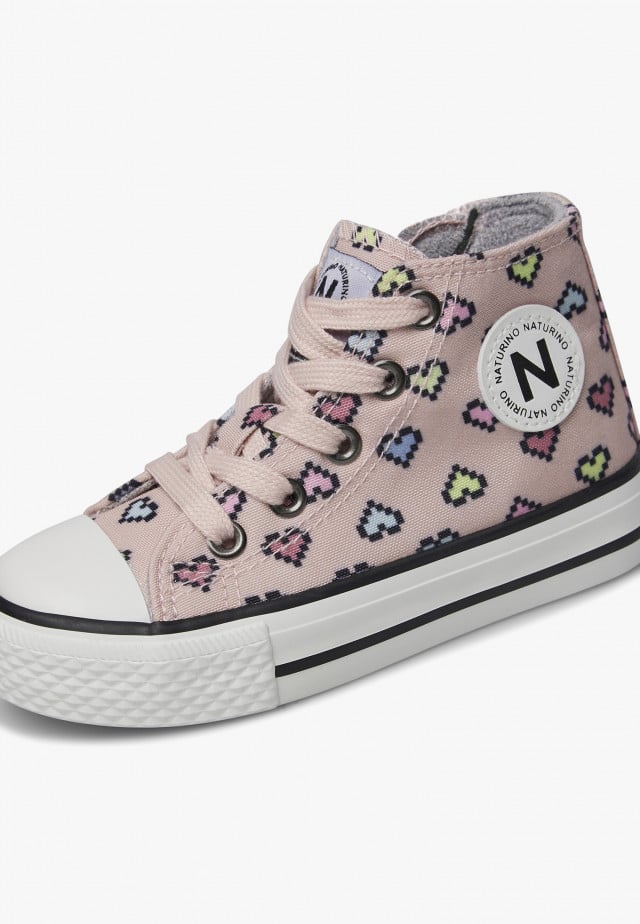 NATURINO YLFAS.Sneakers aus Stoff, Rosa
