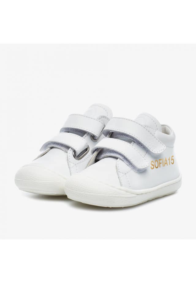 NATURINO TWINS BABY VLLauflernschuhe aus Leder, Weiß