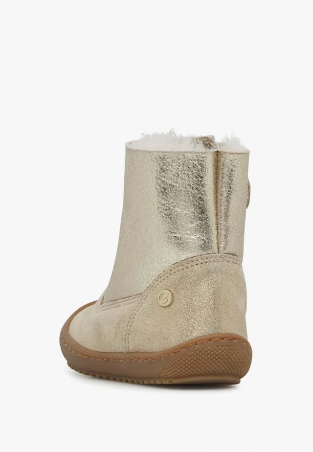 NATURINO COZY HUGStiefeletten mit Wollfutter, Platin