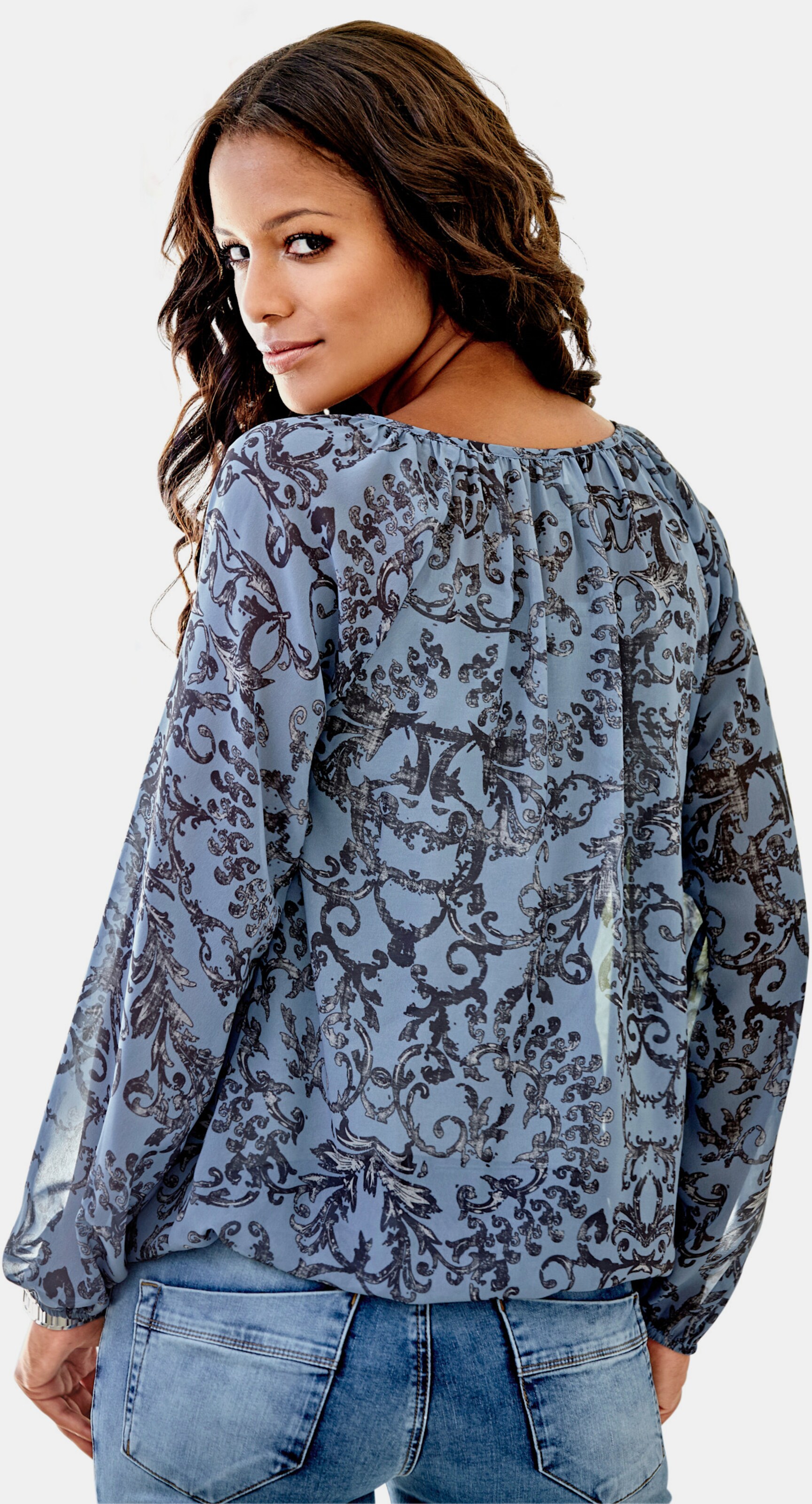 Druckbluse