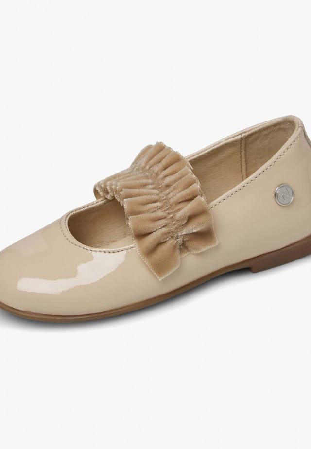 NATURINO AMERANTIBallerinas aus Lackleder, Beige