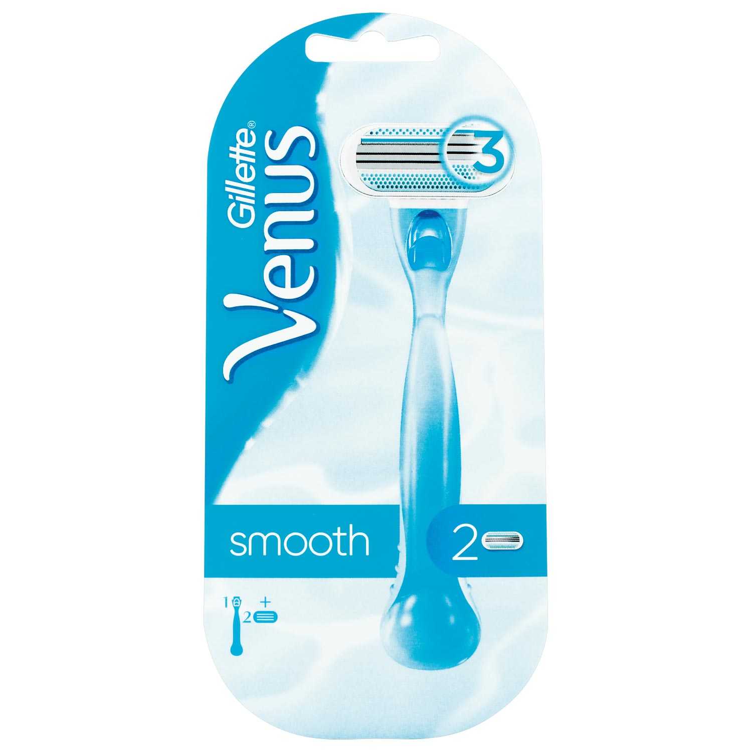 Gillette Venus Rasierer Smooth 3-Klingensystem
