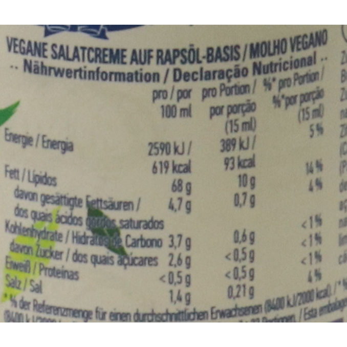 Hellmann's Mayo vegan, 320g von Hellmann's