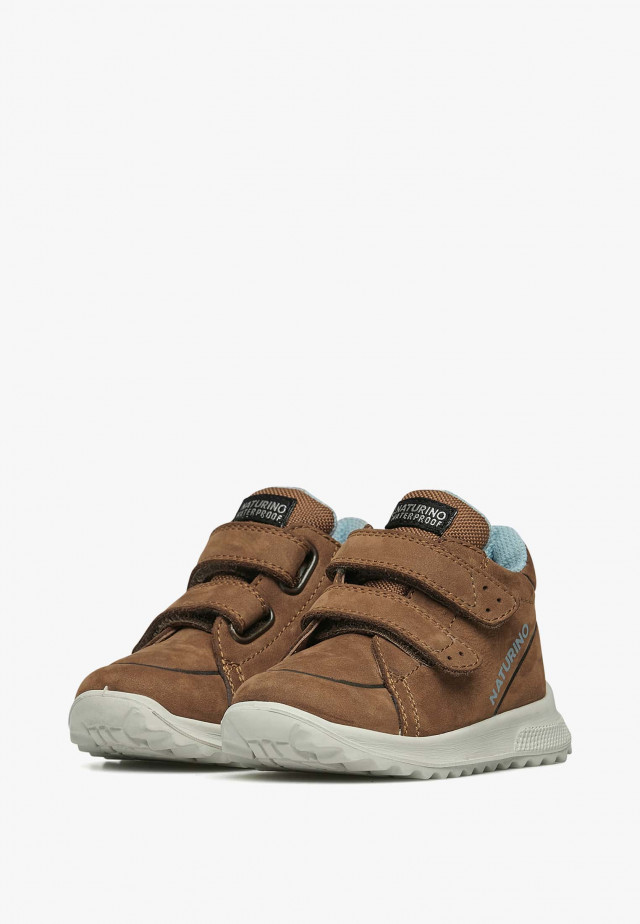 NATURINO PARPAR WPSneakers aus Veloursleder, Cognac