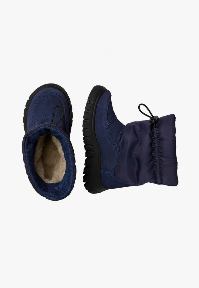 NATURINO VARNA 2 WP.Stiefel aus Veloursleder und technischem Gewebe, Blau